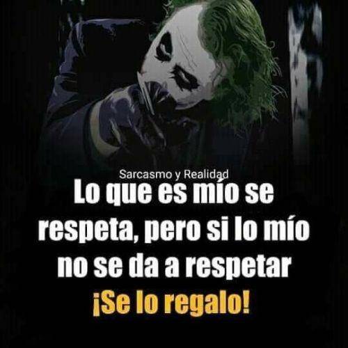Lo que es mío se respeta